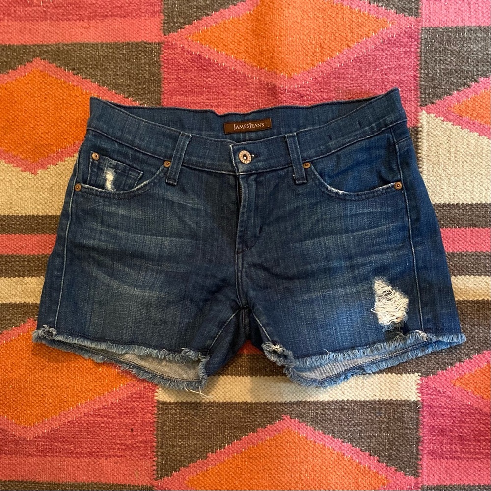 James Jeans Shorty Shorts Denim cutoff shorts 26